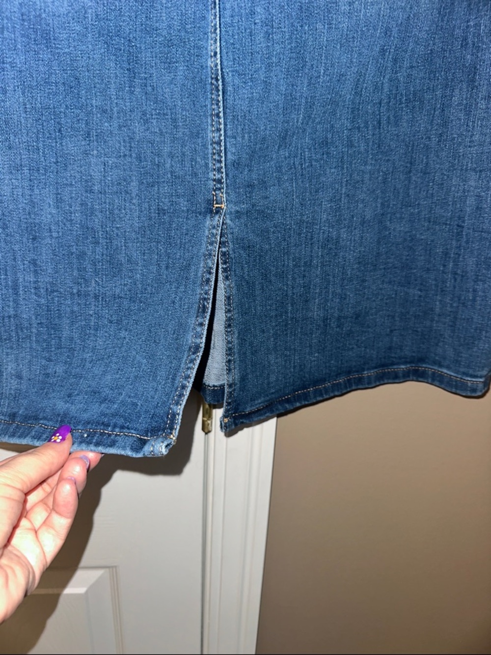 Sonoma Blue Denim Midi Skirt - Picture 8 of 12